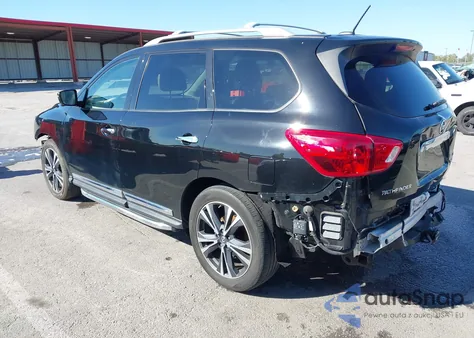 2018 Nissan Pathfinder Platinum from USA, damaged, VIN 5N1DR2MM3JC663865